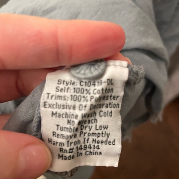 JOHNNY WAS Millie Embroidered Cotton Blouse | Size Small | Boho Chic - Picture 6 of 6